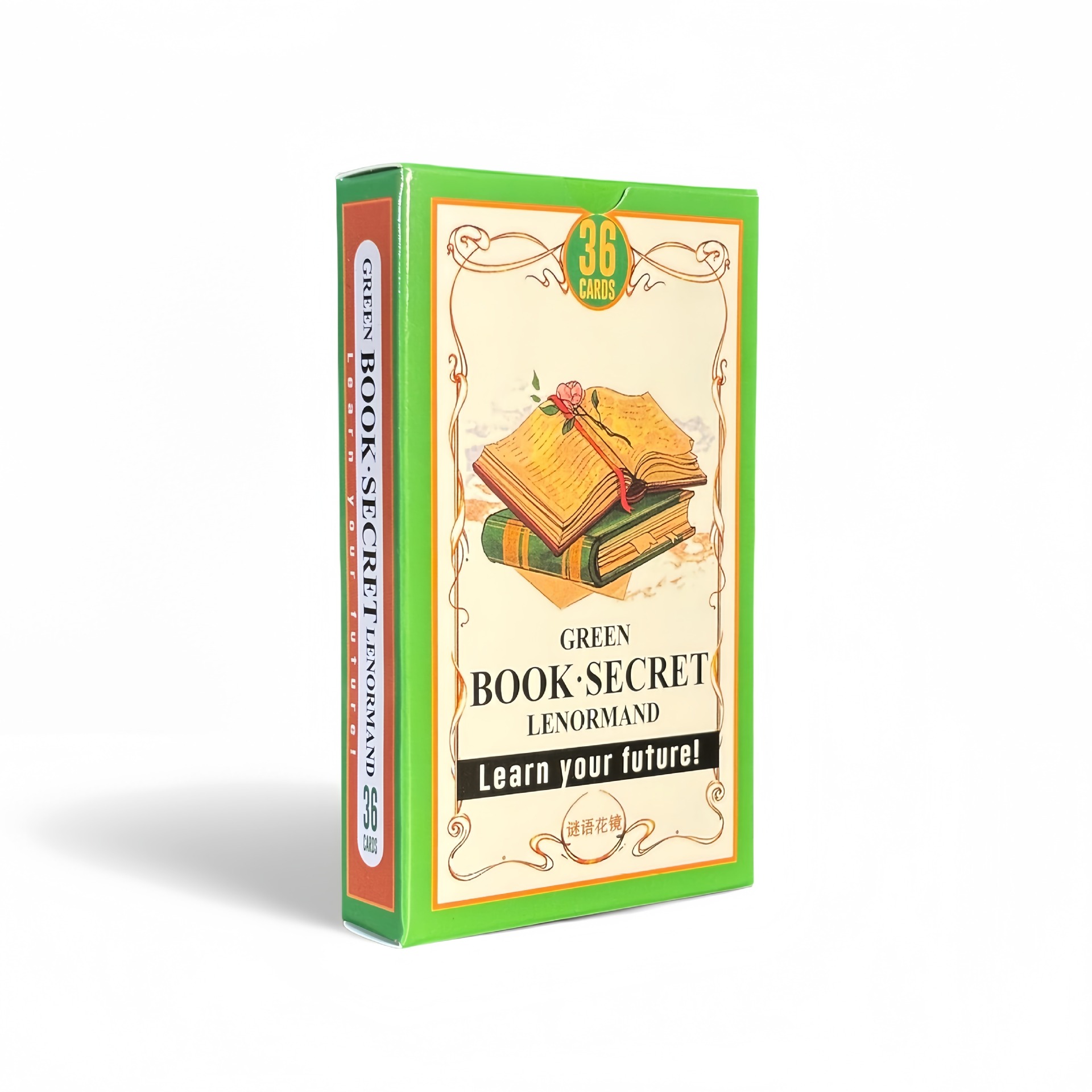 Green Book Secret Lenormand Or - Tarot Cards Deck With Guidebook ulasan dan harga