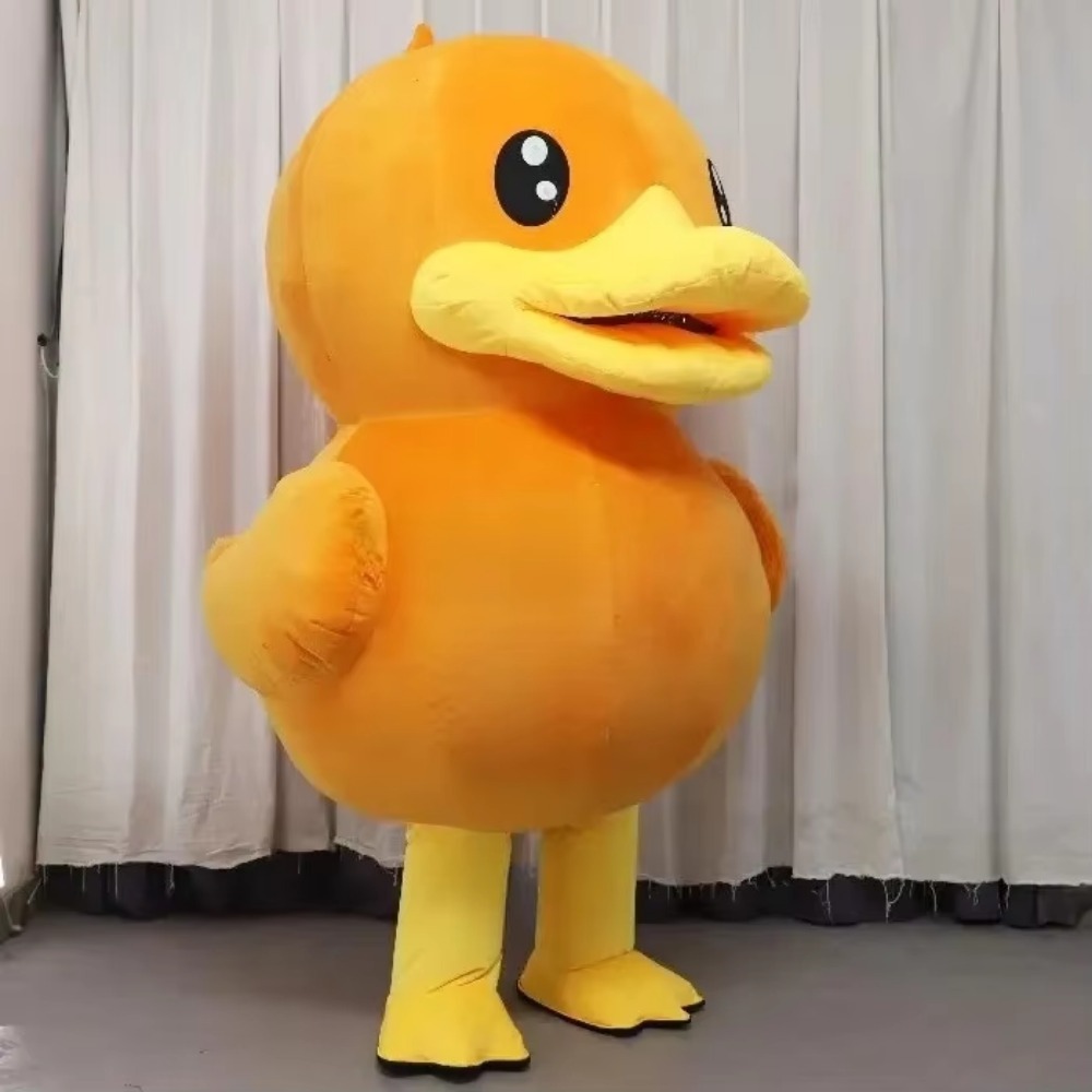 Inflatable Duck Mascot Costume - Dolls ulasan dan harga