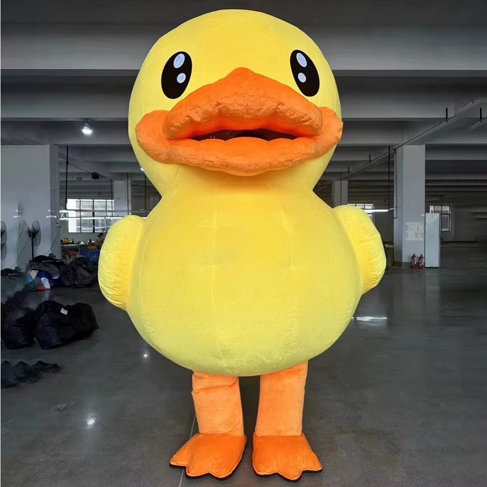 Inflatable Duck Mascot Costume - Dolls ulasan dan harga
